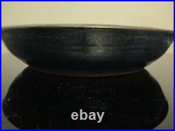 Mid Century Modern MCM Edna Arnow Chicago Studio Art Pottery Lava Glaze 12 Bowl