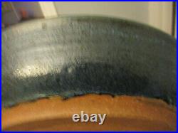 Mid Century Modern MCM Edna Arnow Chicago Studio Art Pottery Lava Glaze 12 Bowl