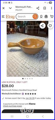 Monmouth Stoneware Co. USA Mojave Brown Glaze. Beehive Design. Ovenproof. 16pcs