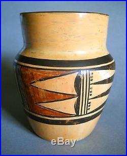 NAMPEYO! Vintage 2pc. HOPI SIKYATKI REVIVAL Pottery Collection! Vase & Bowl