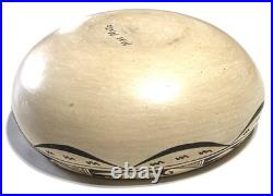 NICE! Hopi MAE MUTZ Signed Vintage Polychrome Pottery Bowl Pot Native American