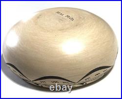 NICE! Hopi MAE MUTZ Signed Vintage Polychrome Pottery Bowl Pot Native American