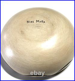 NICE! Hopi MAE MUTZ Signed Vintage Polychrome Pottery Bowl Pot Native American