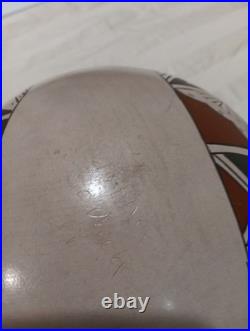 Native American Pottery SeedBowl Vintage Polychrome Southwestern Style