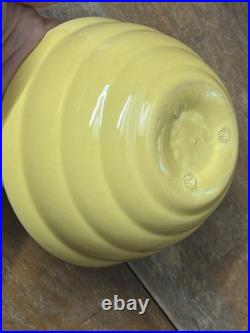 Nesting Set of 5 Bauer Pottery Ringware Bee Hive Mixing Bowls USA 18 24 30