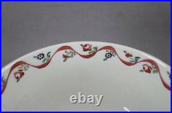New Hall Pattern 186 Hand Painted Rose & Floral Waste Slop Bowl Circa 1783-1793