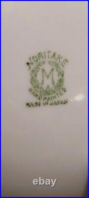 Noritake Hand Painted Lusterware Bowl & Saucer Mark #190 Backstamp Made in Japan