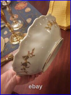OUTSTANDING ANTIQUE NIPPON HEAVY GOLDEN DECORATED PORCELAIN 10 Inches