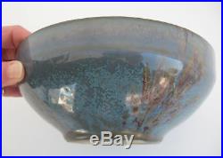 Old Pottery Bowl VINTAGE PETROSCAN MAJOLICA GLAZE OHIO POTTERY DISH