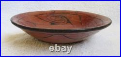 Old Vintage Maricopa Indian Decorated Bird Designs Art Pottery Bowl Vase