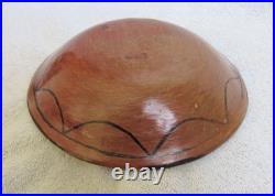 Old Vintage Maricopa Indian Decorated Bird Designs Art Pottery Bowl Vase