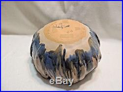 Original Large Vintage Barbara Wakefield Pottery Bowl Signed