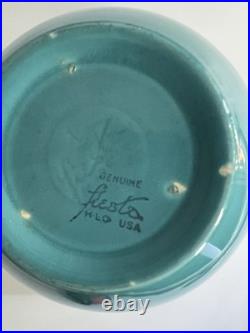 Original Vintage FIESTA Turquoise #6 Nest Bowl No Inside Bottom Rings