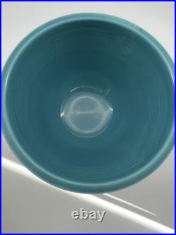 Original Vintage FIESTA Turquoise #6 Nest Bowl No Inside Bottom Rings