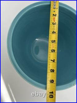 Original Vintage FIESTA Turquoise #6 Nest Bowl No Inside Bottom Rings