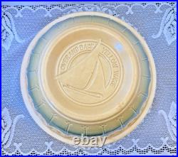 Over & Back VTG Yellow Ware Mixing Bowl Lot Set of 4 Stackable Farmhouse EUC