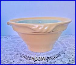 Over & Back VTG Yellow Ware Mixing Bowl Lot Set of 4 Stackable Farmhouse EUC