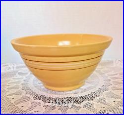 Over & Back VTG Yellow Ware Mixing Bowl Lot Set of 4 Stackable Farmhouse EUC