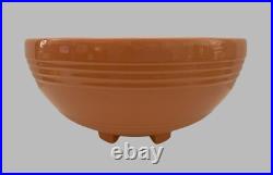 PACIFIC POTTERY 11 FOOTED Punch, Salad, Mixing BOWL Exc. Cond. #311 APRICOT
