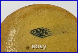 Pacific Pottery Blended Glazes Bowl 6¾ Inch Diameter Beautiful Circa 1930's