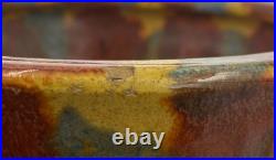 Pacific Pottery Blended Glazes Bowl 6¾ Inch Diameter Beautiful Circa 1930's