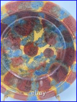 Pacific Pottery Blended Glazes Bowl 6¾ Inch Diameter Beautiful Circa 1930's