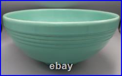 Pacific Pottery Turquoise Footed Ringware Vintage VTG Ceramic Punch Bowl #311