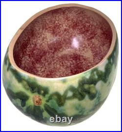 Patricia Garrett Pottery Art Watermelon Bowl Vtg 1993 Great Impressions