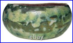 Patricia Garrett Pottery Art Watermelon Bowl Vtg 1993 Great Impressions