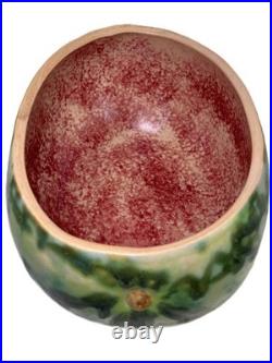 Patricia Garrett Pottery Art Watermelon Bowl Vtg 1993 Great Impressions