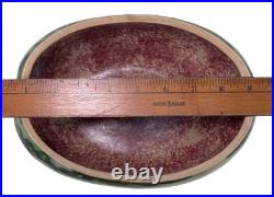 Patricia Garrett Pottery Art Watermelon Bowl Vtg 1993 Great Impressions
