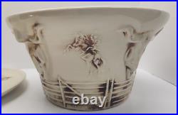 Perfect Vintage 1960 MCCOY USA EL RANCHO SOMBRERO SERVE ALL Hat & Bowl Western