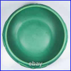 Peters & Reed Art Pottery Bowl Matte Green Butterfly Bowl 1920-30s