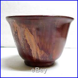 Pewabic Iridescent Copper Bowl Vintage
