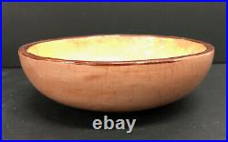 Polia Pillin Vintage Art Pottery Bowl with Woman and Fish