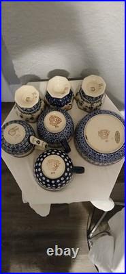 Polish Pottery Set
