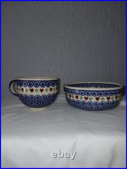Polish Pottery Set