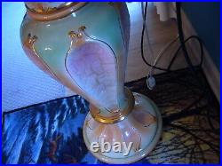 Porcelain Pedestal & Bowl & Fountain Romeo & Juliet Lorenzo Nove Italy VTG Lamp