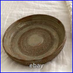 Pottery Art Bowl Signed Berge 9.8