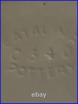 Pre-MCMVtgRare Catalina Pottery Fruit Bowl Soft Pink/Ivory Made In USA #C340