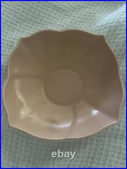 Pre-MCMVtgRare Catalina Pottery Fruit Bowl Soft Pink/Ivory Made In USA #C340