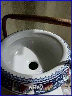 Pretty Vintage Losol Ironstone Wash Set 6 Items Wash Bowl Jug Slop Bucket Etc