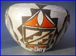 QUARANTINE SALE Vintage ACOMA SEED JAR Polychrome Pottery Bowl RARE