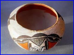 QUARANTINE SALE Vintage ACOMA SEED JAR Polychrome Pottery Bowl RARE