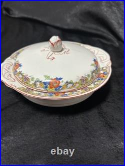 RARE ANTIQUE ALFRED MEAKIN covevered vegetable bowl MEA33 pattern. Circa 1907