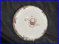 RARE ANTIQUE ALFRED MEAKIN covevered vegetable bowl MEA33 pattern. Circa 1907