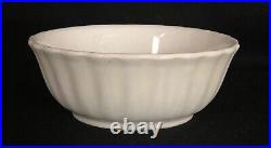 RARE Antique American Ironstone Fluted Serving Bowl, Meakin style. Est 1890-1920