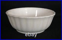 RARE Antique American Ironstone Fluted Serving Bowl, Meakin style. Est 1890-1920