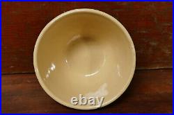 RARE Antique Vintage Watt Pottery Morning Glory Lattice #6 Mixing Bowl USA