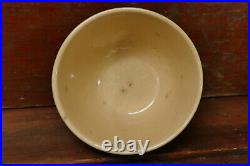 RARE Antique Vintage Watt Pottery Morning Glory Lattice #7 Mixing Bowl USA